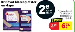 Kruidvat 2 x Kruidvat blaarpleister 6 stuks aanbieding