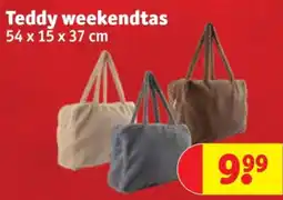 Kruidvat Teddy weekendtas aanbieding