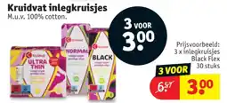 Kruidvat Kruidvat inlegkruisjes aanbieding