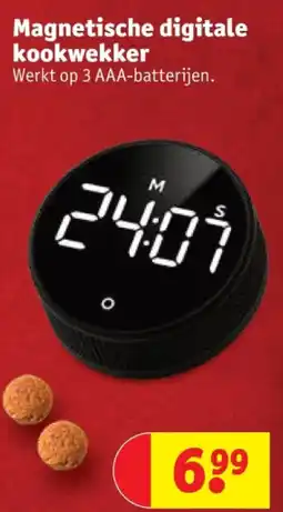 Kruidvat Magnetische digitale kookwekker aanbieding