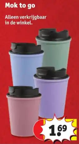 Kruidvat Mok to go aanbieding