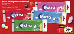 Kruidvat Extra kauwgom voordeelpak aanbieding