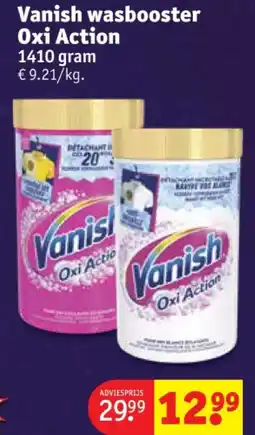 Kruidvat Vanish wasbooster Oxi Action aanbieding