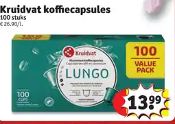 Kruidvat Kruidvat koffiecapsules aanbieding