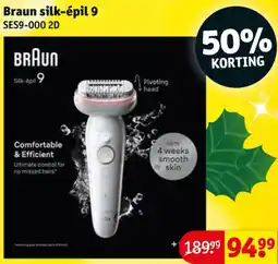 Kruidvat Braun silk-épil 9 aanbieding