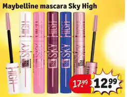 Kruidvat Maybelline mascara Sky High aanbieding