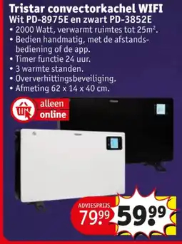 Kruidvat Tristar convectorkachel WIFI aanbieding
