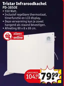 Kruidvat Tristar Infraroodkachel aanbieding