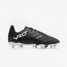 Decathlon Leren voetbalschoenen Viralto II Matador SG zwart aanbieding