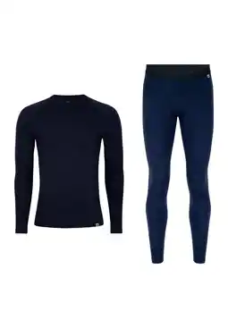 Decathlon Heren merinowollen thermoset Ondergoed Top & Broek aanbieding