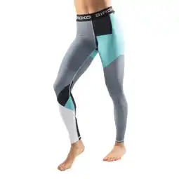 Decathlon Dames Wintersport thermische onderbroek Ether Turquoise aanbieding