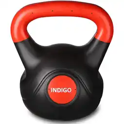 Decathlon Kettlebell Plastic INDIGO Zwart-Rood aanbieding