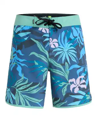Decathlon Boardshort SURFSILK SCALLOP 18 Blau Heren aanbieding