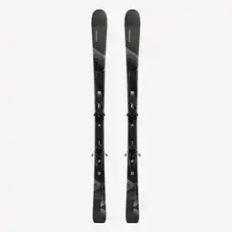 Decathlon Alpineski's met bindingen voor dames Real Joy grijs aanbieding