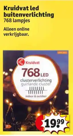 Kruidvat Kruidvat led buitenverlichting aanbieding