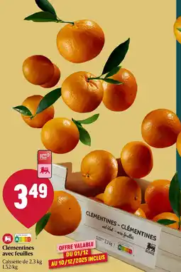 Delhaize Clémentines avec feuilles aanbieding