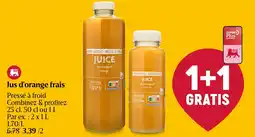 Delhaize Pressé à froid Jus d'orange frais aanbieding