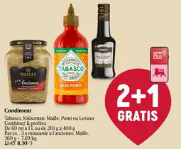 Delhaize Condiment aanbieding