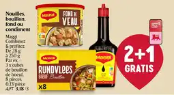 Delhaize Maggi Nouilles, bouillon, fond ou condiment aanbieding