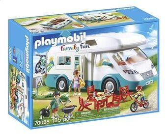 Dreamland PLAYMOBIL Family Fun 70088 Mobilhome met familie aanbieding