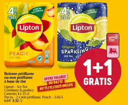 Delhaize Lipton Ice Tea Boisson pétillante ou non pétillante à base de thé aanbieding