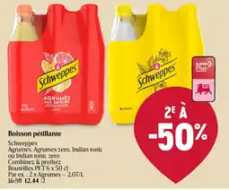Delhaize Schweppes Boisson pétillante aanbieding