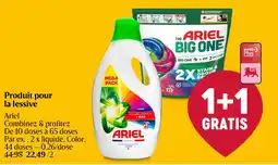 Delhaize Ariel Produit pour la lessive aanbieding