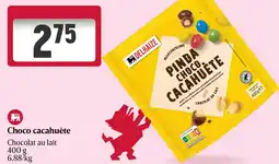 Delhaize Choco cacahuète Chocolat au lait aanbieding
