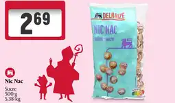 Delhaize Nic Nac Sucre aanbieding