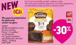 Delhaize Vahiné Ma Recette Maison 3 en 1 Mix pour la préparation de pâtisserie, yaourt ou glace aanbieding