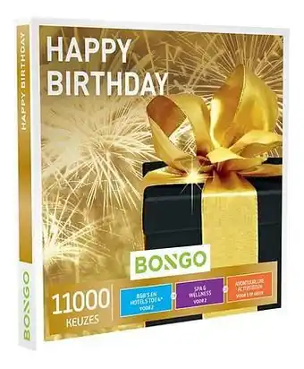 Dreamland Bongo cadeaubon Happy Birthday 99,90 aanbieding