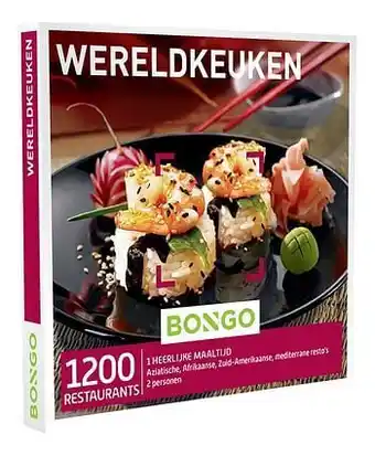 Dreamland Bongo Cadeaubon Wereldkeuken aanbieding