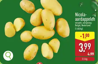 ALDI Nicola-aardappelen aanbieding