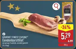 ALDI Gourmet finest cuisine eendenborstfilet aanbieding