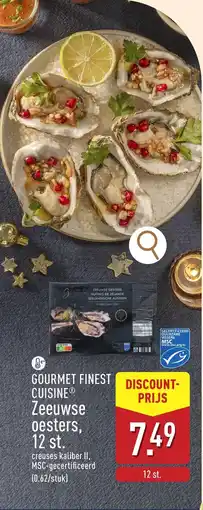 ALDI Gourmet finest cuisine zeeuwse oesters aanbieding