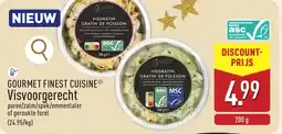 ALDI Gourmet finest cuisine visvoorgerecht aanbieding
