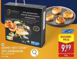 ALDI Gourmet finest cuisine sint-jakobsnoten aanbieding