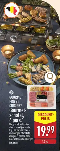 ALDI Gourmet finest cuisine gourmetschotel aanbieding