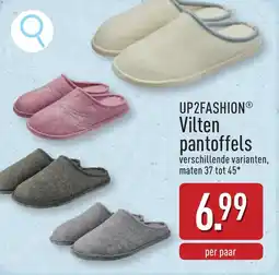 ALDI UP2FASHION Vilten pantoffels aanbieding