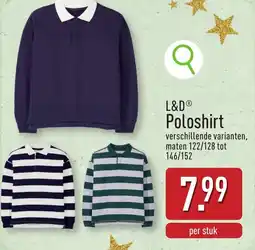 ALDI L&D Poloshirt aanbieding