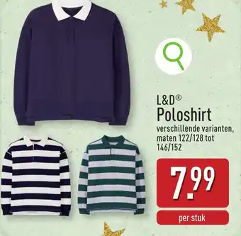 ALDI L&D Poloshirt aanbieding