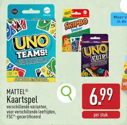 ALDI Mattel Kaartspel aanbieding