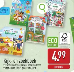 ALDI Kijk en zoekboek aanbieding
