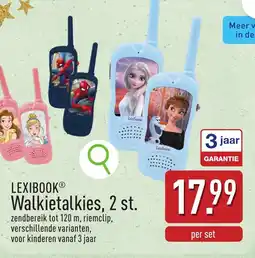 ALDI lexibook Walkietalkies aanbieding