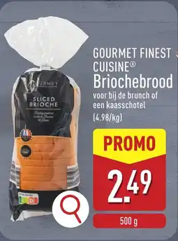 ALDI Gourmet finest cuisine briochebrood aanbieding