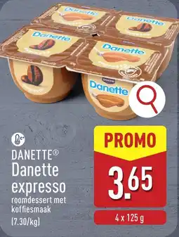 ALDI Danette expresso aanbieding