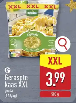 ALDI Geraspte kaas XXL aanbieding