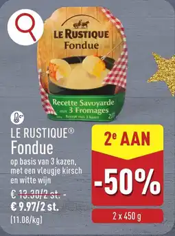 ALDI Le rustique fondue aanbieding