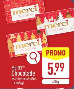 ALDI Merci chocolade aanbieding