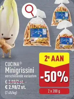 ALDI Cucina minigrissini aanbieding